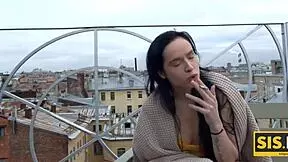 taboo flapper sister sucks stepbrother's cock then has vaginal sex