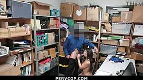 Officer Prevents Teen from Stealing by Fucking Her Bent Over