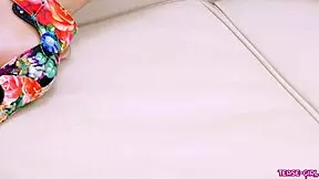 beautiful teen 18+ step-daughter teases step-dad in interview