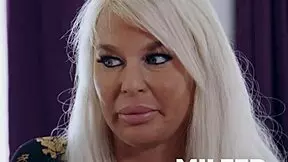 Hot mature milfs fuck petite lesbian girl with fingering and licking!