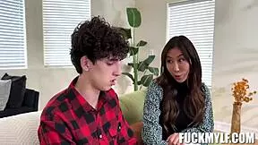 stepmom teaches dylan about life lessons. reality show in the house