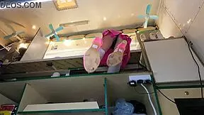 just caught this hot 18 yo chick on hidden cam upskirt at work