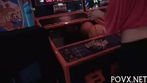 this hot teen gives an amazing outdoor blowjob