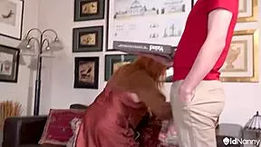 she says, 'ride me hard in doggystyle, you young stud'