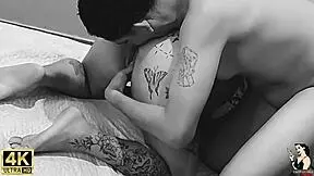 In a steamy office moment, the camera captures a boss devouring a new employee.