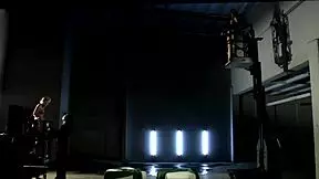 Beautiful threesome with shaved pussy teen vagina tits group cum on tits