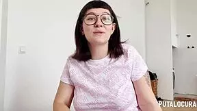 putalocura - la guapa jovencita meraki monta y traga