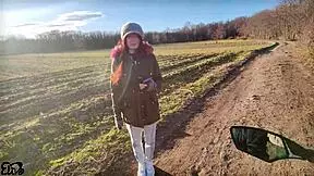 lost in woods cyclist takes me home to fuck with dialogues