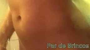 Young Girl Cums on Big Dick Sitting After Bath in Alternative Fetish