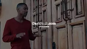 Why is the small tit cougar seducing her stepsons black friend for an orgasm?