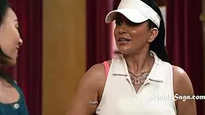 romi rain smashes kimmy kimm's big boobs before tennis