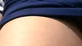 Public pussy and tits show