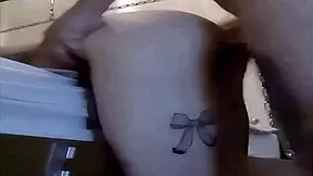 I fucked that slave in the ass, then she licked mine clean