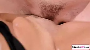 Big tits wife lactates babysitter then facesits her for cunilingus lesbian orgasm