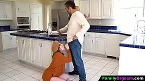 Sweet Daughter Struggles To Handle Stepdad's Huge Cock