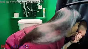 Cosplay student swallows cum at gloryhole