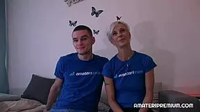 Czech MILF Espoir savors every second of hardcore sex with her young 18+ boyfriend