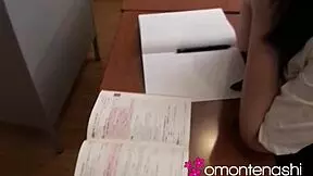 Students Seduce Teacher in Shaved Pussy Interview