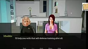 Lp officer instructs young teen on anti-theft briefing at work