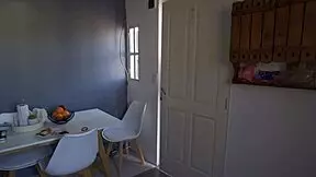 I roleplayed as the boss and fucked that poor Latina servant in the ass hard