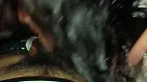 i am kitty sucking inexperienced throbbing cock and getting cumshot in mouth