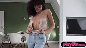 petite romanian beauty flaunts perky boobs and juicy bubble butt