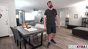 Caught tall stepbro jerking off mischievously