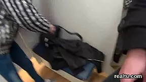 Holy Crap, European Teen Sweetie Tempted In Shop, Striptease Leads To Clothes Ripped And POV Reaming