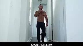 Step dad destroys tiny latina step daughter