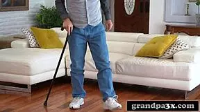 Smoking Hot Teen Begs Stepgrandpa For Hardcore Ride