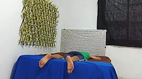 man can't handle the pressure, they make him finish but keep going