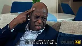 Look, Wednesday’s cheating on her boyfriend with a huge black cock. She’s such a slut with that shaved pussy.