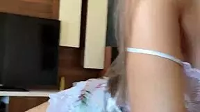 18yo Skinny Teen 18+ Rides Sugar Daddy After Morning Blowjob - Pajama Pov Amateur Sex