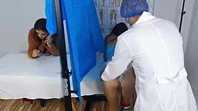 mother-in-law brings innocent stepdaughter to hospital for checkup, unaware gynecologist performs taboo acts with blowjob and foursome