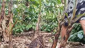 Pinay asian teen 18+ fucks in public near the road