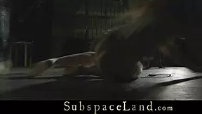 sweet damsels treated in live bdsm outdoors, with whipping and spanking in public submission.