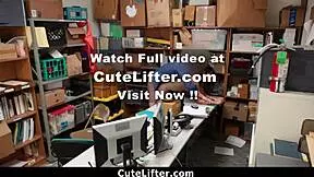 Mall guard conducted strip search on the teen 18+ and the stolen merch fall on the ground - cutelifter