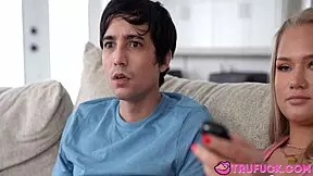 My stepsis and I share everything – want to see Harley King and Molly Little?