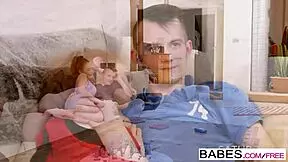 Does the step mom teach Ella Hughes and Rebecca Moore blowjob lessons?