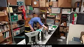 Mall guard conducted strip search on the teen 18+ and the stolen merch fall on the ground - cutelifter