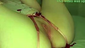 Pretty Teen Plays Wet Pussy With Lollipop Close Up Homemade