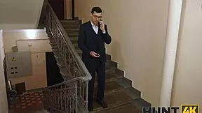 Hey, doesn't she look like an anal virgin with that tight russian ass? How about we test that shaved pussy tonight?