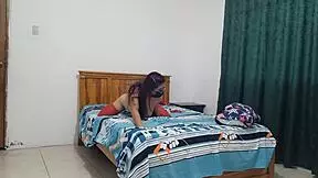 Stepmother in lingerie for intense sex night