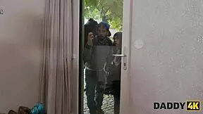 Old Uncle Cheats With Latina Brunette In Daddy Scene