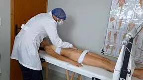 teen 18+ massage turns into hospital uniform fucking