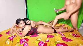 fmf threesome with dp, squirt, and anal sex featuring uttaran20, sisty, and sexmst