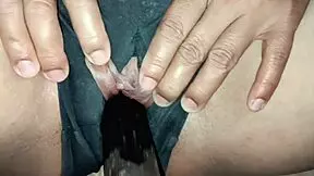 woman surprised by unexpected intimate encounter