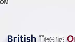 British teen Lana Harding's sexy casting interview! Big tits foreplay!