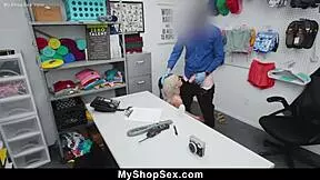 store cashier teen 18+ caught stealing cash from the register and gets reprimanded - myshopsex
