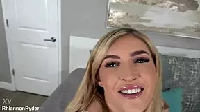 British slut takes on America, can she handle the cumshots? Part 1